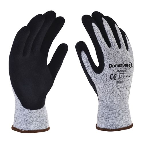 Guante Anticorte Nitrilo Microporoso Dermacare 51-680