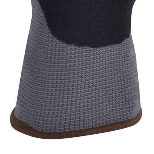 Guante de Nylon Gris Recubrimiento de Nitrilo Negro 51-920
