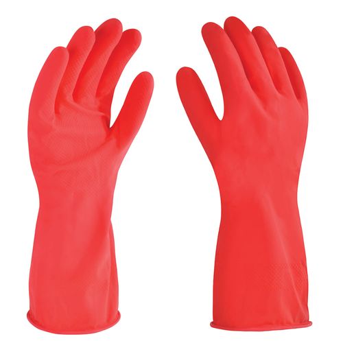 Guante Látex Rojo Forro Dermacare 56-131