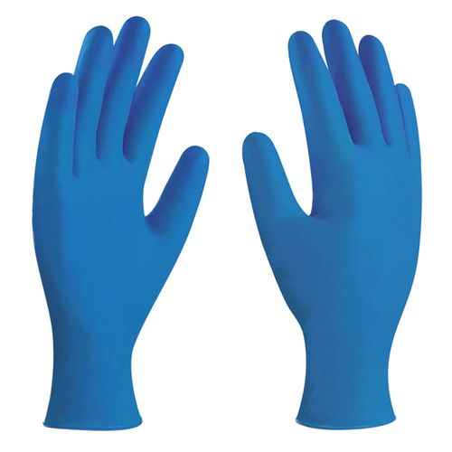 Guante Nitrilo Desechable Dermacare Azul Caja 100 Piezas