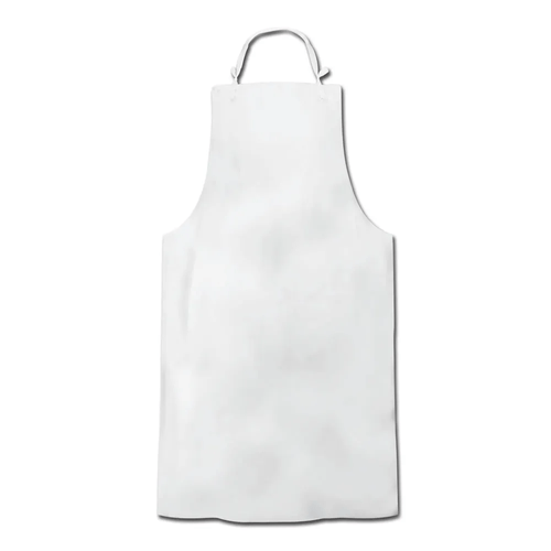 Mandil Blanco de PVC Grosor 0.32mm