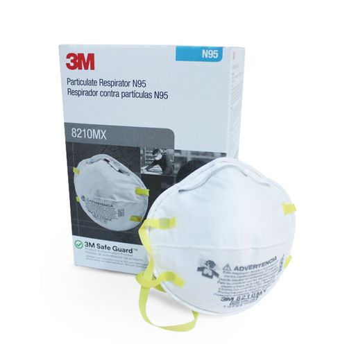 Mascarilla Desechable 3M 8210 N95 - Caja 20 Piezas