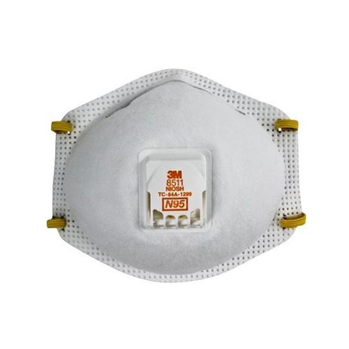 Mascarilla Desechable 3M 8511 N95 Válvula - Caja 10 Piezas