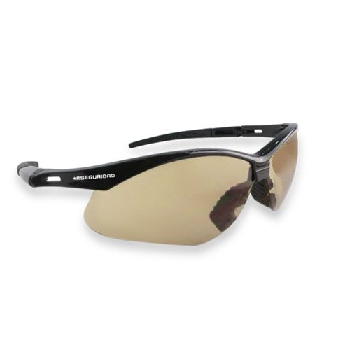 Lente Sin Rodium Armazón Negro Mica Café MR SV-1005-NB