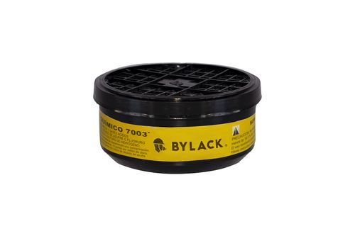 Cartucho Vapores Orgánicos y Gases Ácidos Amarillo Bylack 7003