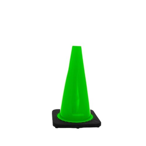 Cono de PVC Verde Base Caucho Pesada MR SR1003V