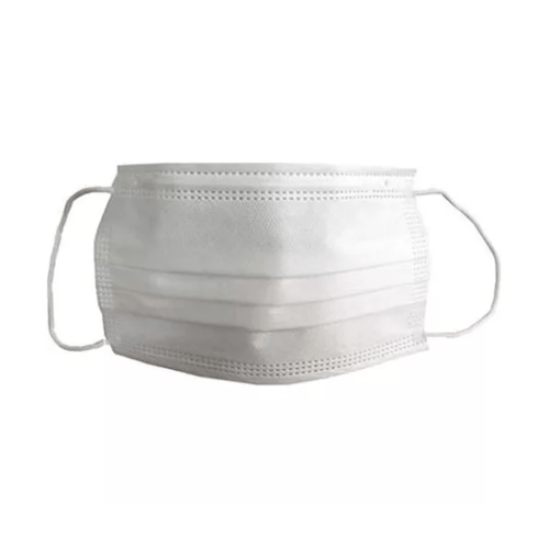 Cubreboca Plisado Triple Capa Blanco, MR SP1005M-BC