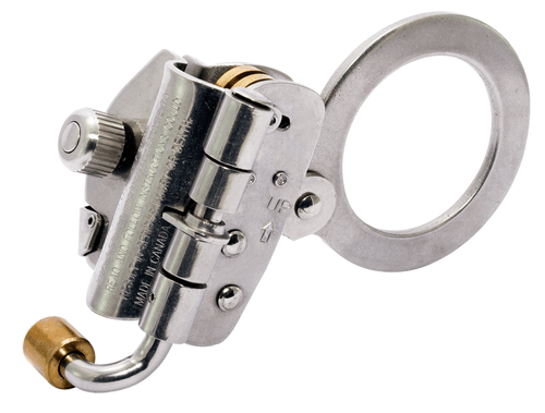 Agarrasogas de Acero para Cuerda de 5/8" con Anillo en D  SS-ASOG