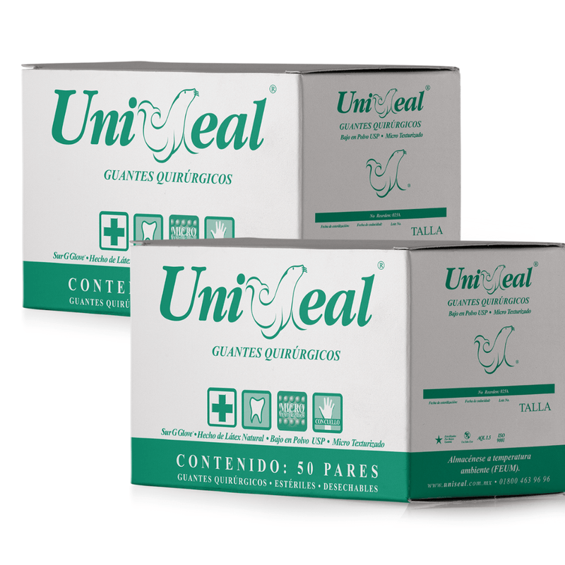 025A-LQ-Guante-Latex-Quirurgico-ESTeRIL-Uniseal-100PZ