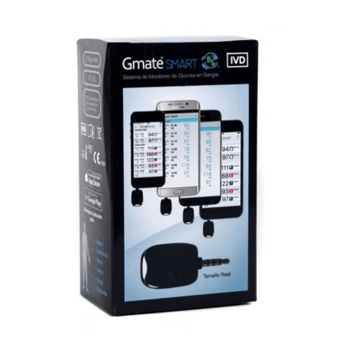 Glucometro Gmate Smart para iPhone y Samsung Galaxy