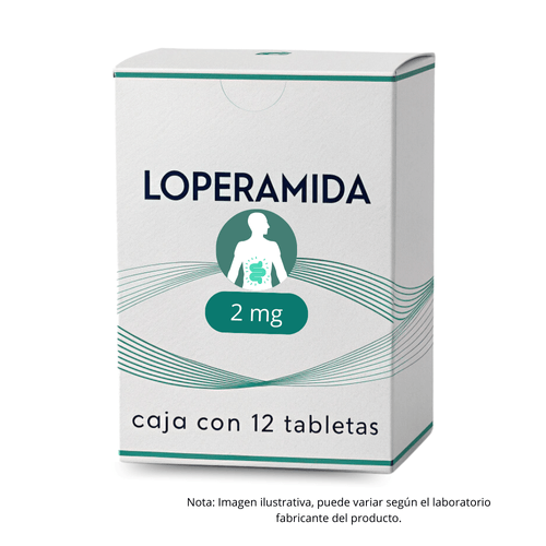 Loperamida 2 mg Caja 12 Tabletas