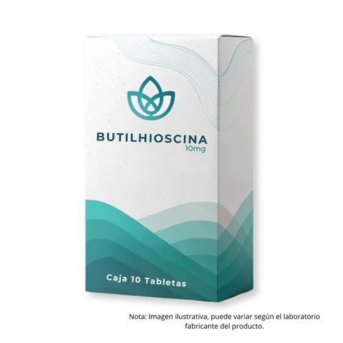 Butilhioscina 10 mg Caja 10 Tabletas