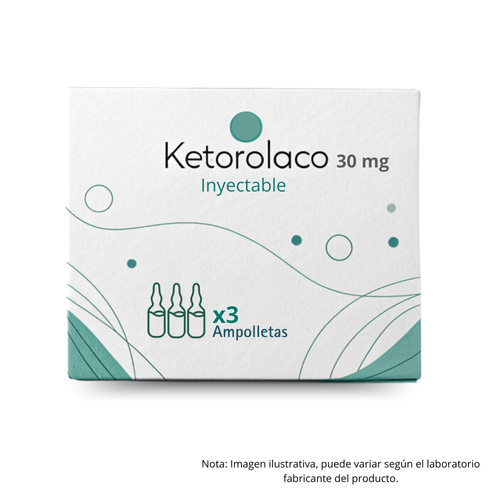 Ketorolaco Inyectable 30 mg/ml