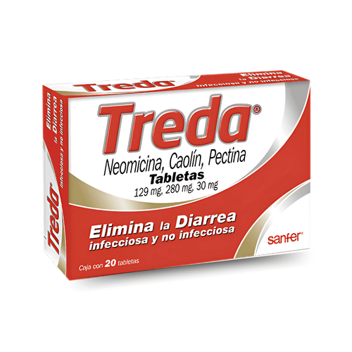TREDA - Neomicina Caolín Pectina 129/280/30 mg
