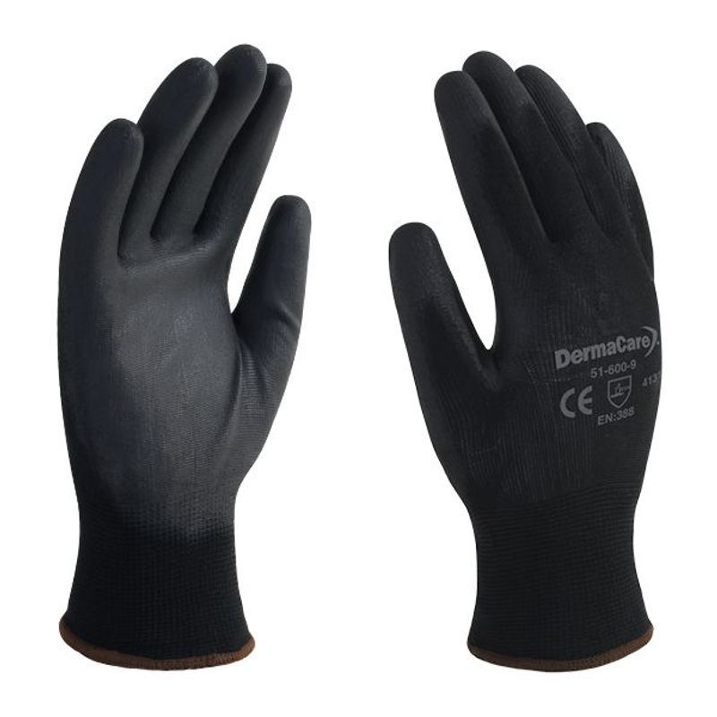 51-600-Guante-Poliester-Negro-Poliuretano-dermacare-1
