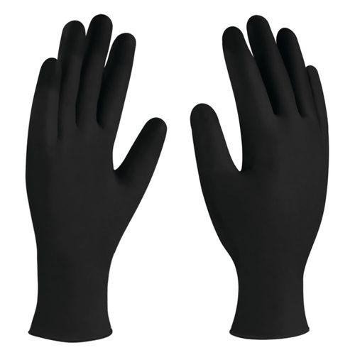 Guante Nitrilo Desechable Dermacare Negro Caja 100 Piezas