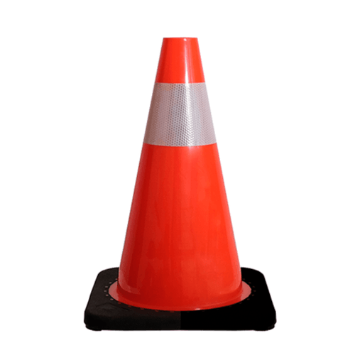 Cono Señalización Vial con 1 Reflejante