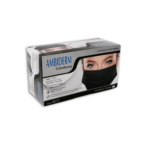 Cubrebocas Ambiderm Adulto 50pz