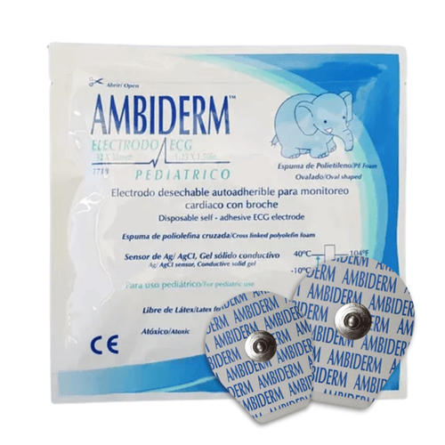 Electrodo para Monitorio Cardiaco Pediátrico Ambiderm