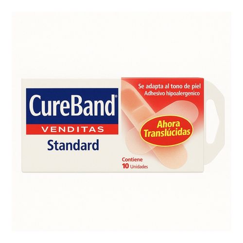 Cure Band Venditas Traslúcidas 19x76 mm