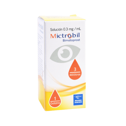 Solución Oftálmica Mictrobil Frasco Gotero 3 ml 0.3 mg/1 ml
