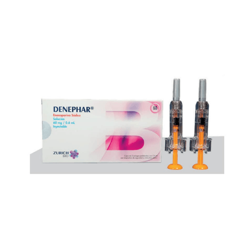 Solución Inyectable Denephar 2 Jeringas Prellenadas 60 mg/0.6 ml