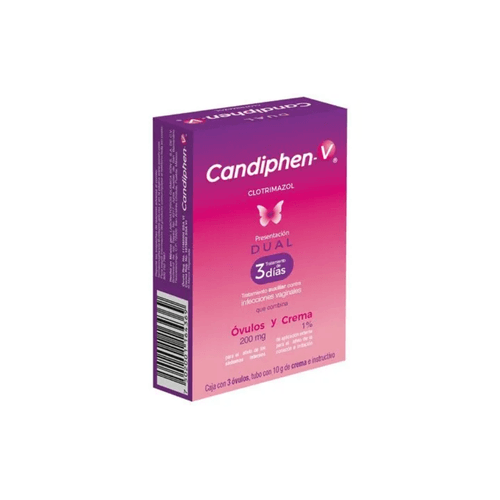 Óvulos Candiphen-V 200 mg Caja c/3