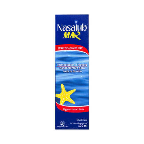 Solución Nasal Spray Nasalub Max Agua de Mar Frasco 100 ml