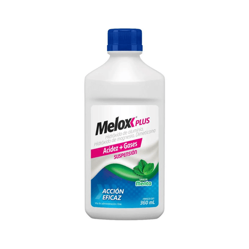 Suspensión Melox Plus Sabor Menta Frasco 360 ml
