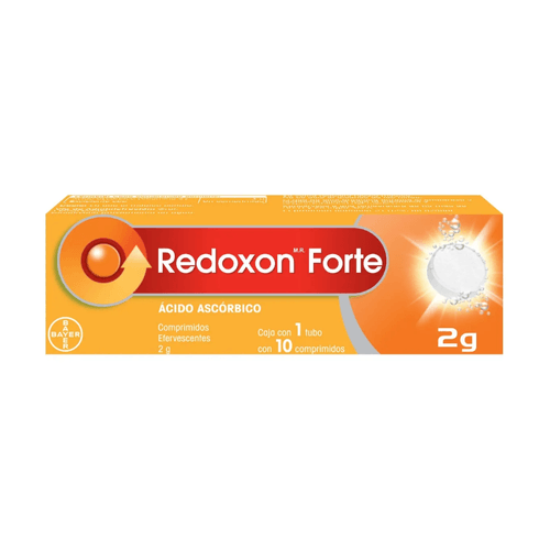 Comprimidos Efervescentes Redoxon Forte Sabor Naranja 2 g Caja c/10