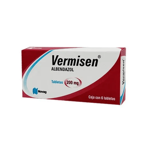 Tabletas Vermisen 200 mg Caja c/6