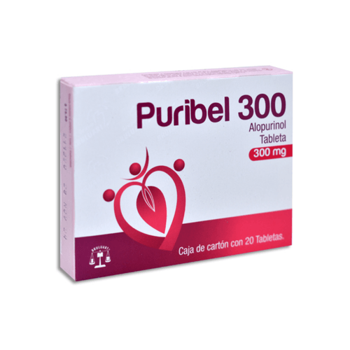 Tabletas Puribel 300 mg Caja c/20