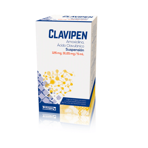 Suspensión Clavipen Frasco 60 ml 125/31.25 mg/5 ml