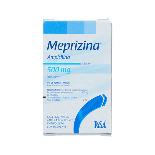 Solución Inyectable Meprizina Frasco Ampolla 500 mg/2 ml