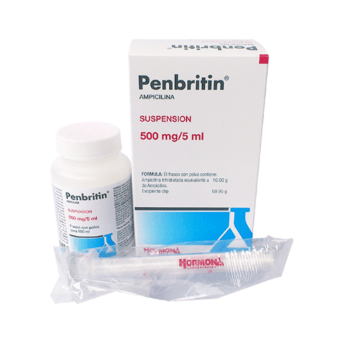 Suspensión Penbritin Frasco 100 ml 500 mg/5 ml