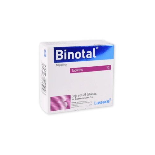 Tabletas Binotal 1 g Caja c/28