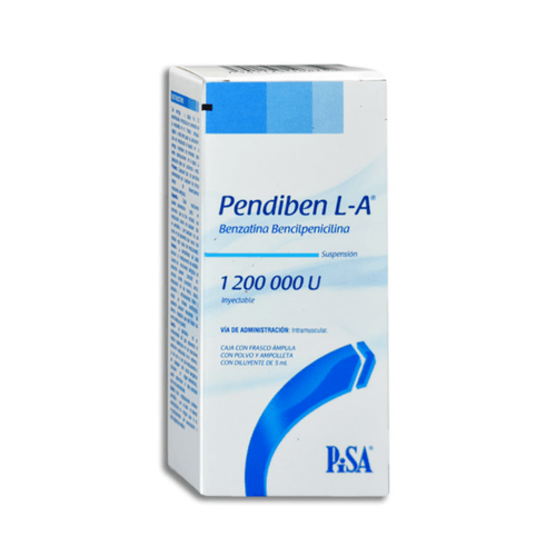 Suspensión Inyectable Pendiben L-A Frasco Ampolla 1,200,000 U/5 ml