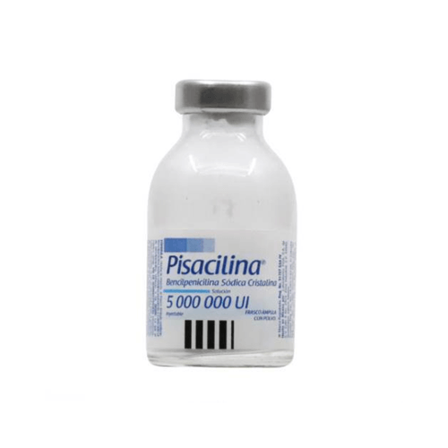 Solución Inyectable Pisacilina Frasco Ampolla 5,000,000 UI/5 ml