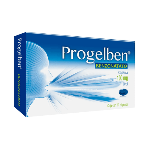 Cápsulas Progelben 100 mg Caja c/20