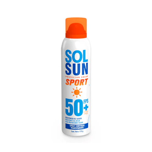 Protector Solar Spray Corporal Sol Sun Sport FPS 50+ Frasco 170 g