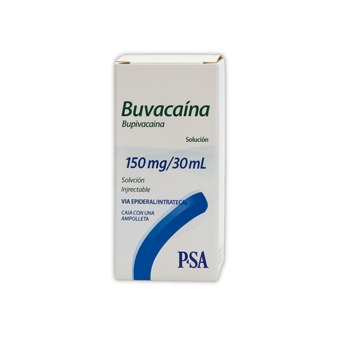 Solución Inyectable Buvacaína Frasco Ampolla 150 mg/30 ml