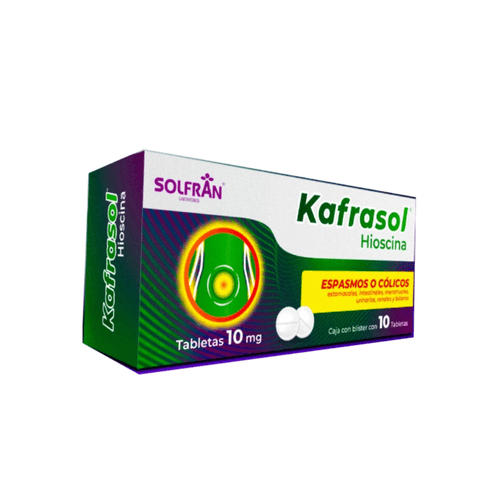 Tabletas Kafrasol 10 mg Caja c/10