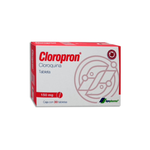 Tabletas Cloropron 150 mg Caja c/30