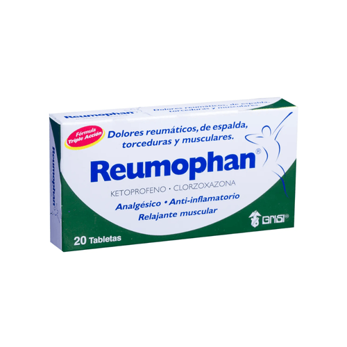 Tabletas Reumophan 250/50 mg Caja c/20