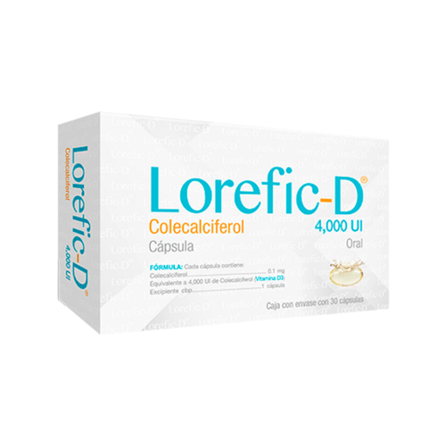 Cápsulas Lorefic-D 4000 UI Caja c/30