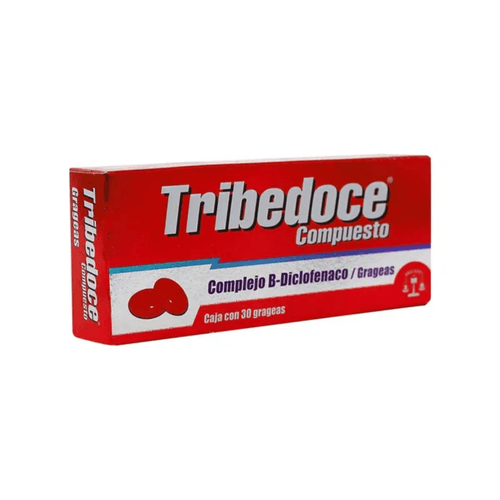 Grageas Tribedoce Compuesto 50/50/50/1 mg Caja c/30