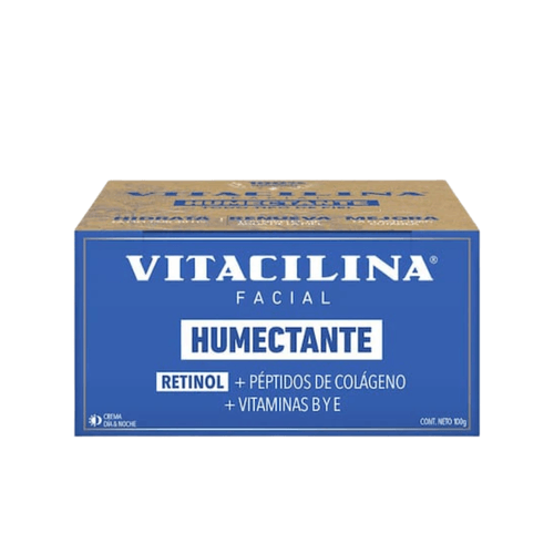 Crema Facial Vitacilina Humectante Tarro c/100 g