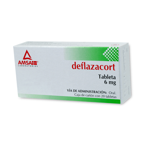 Tabletas Deflazacort Amsa 6 mg Caja c/20