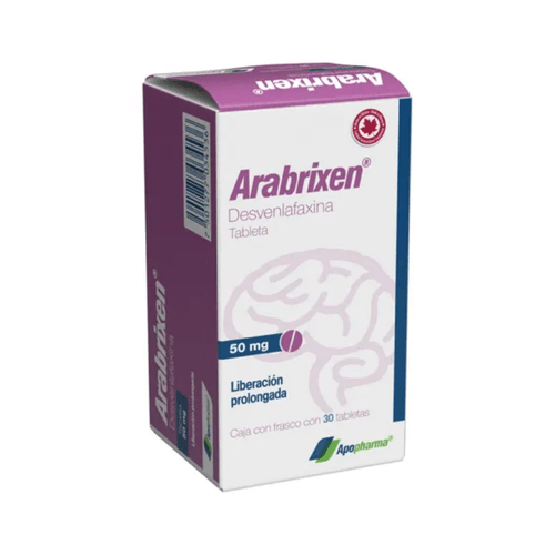 Tabletas de Liberación Prolongada Arabrixen 50 mg Caja c/30