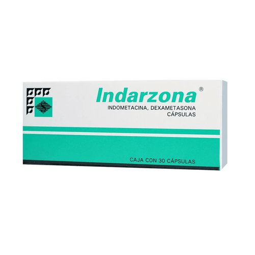 Tabletas Indarzona 25/0.5 mg Caja c/30
